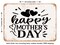 DECORATIVE METAL SIGN - Happy Mothers Day - Vintage Rusty Look